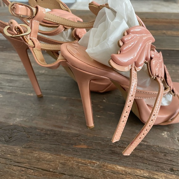 Giuseppe Zanotti Cruel Summers Sz 8 Authentic Heels Made in Italy, Pale Pink - Picture 7 of 14